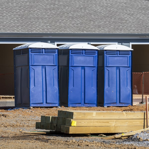 what is the maximum capacity for a single porta potty in Waco GA